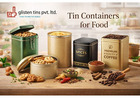 Trusted manufacturer of tin containers for food packaging