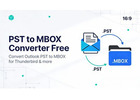 What is the free tool to convert PST to MBOX?