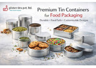 Top tin containers for food packaging manufacturer in India
