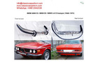 BMW 2800CS BMW 3.0CS BMW E9 bumpers new (1968-1975) by stainless steel new