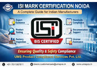 ISI Mark Certification Noida