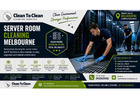 server room cleaning Melbourne