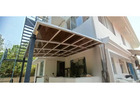 Modern Garden Pergola with Polycarbonate Roof for Outdoor Spaces