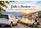Delhi to Haridwar Cab Booking — Sedan, SUV & Tempo Traveller