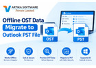 Offline OST Data Migrate to Outlook PST File